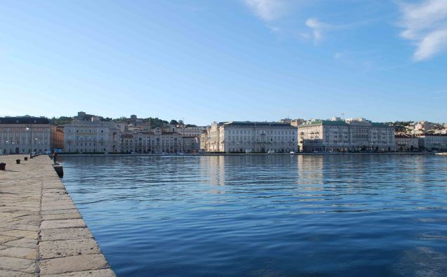 The Trieste waterfront