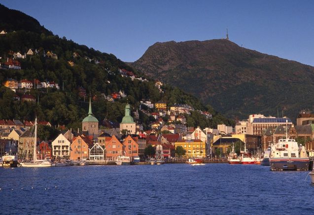 Bergen Harbour, Norway.