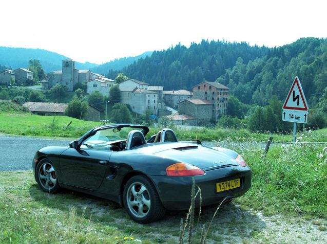 If your idea of the perfect road trip involves an open top sports car and the twisty roads of rural France look no further than Auvergne. It lacks jagged Alps peaks – the drops are hundreds rather than thousands of feet - but the 360 degree views from the high hills and plateaux are truly epic. It’s quiet too, sparsely populated with small, unspoilt towns and villages. You can’t go wrong. Where’s this picture taken? Can’t remember, sorry, but it’s very close to the Mont Mouchet Maquis memorial, ten miles south of Brioude, five east of Saint Flour.