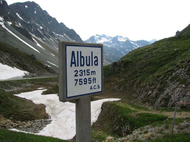Switzerland's Albula Pass is the first mountain road to close for the winter.